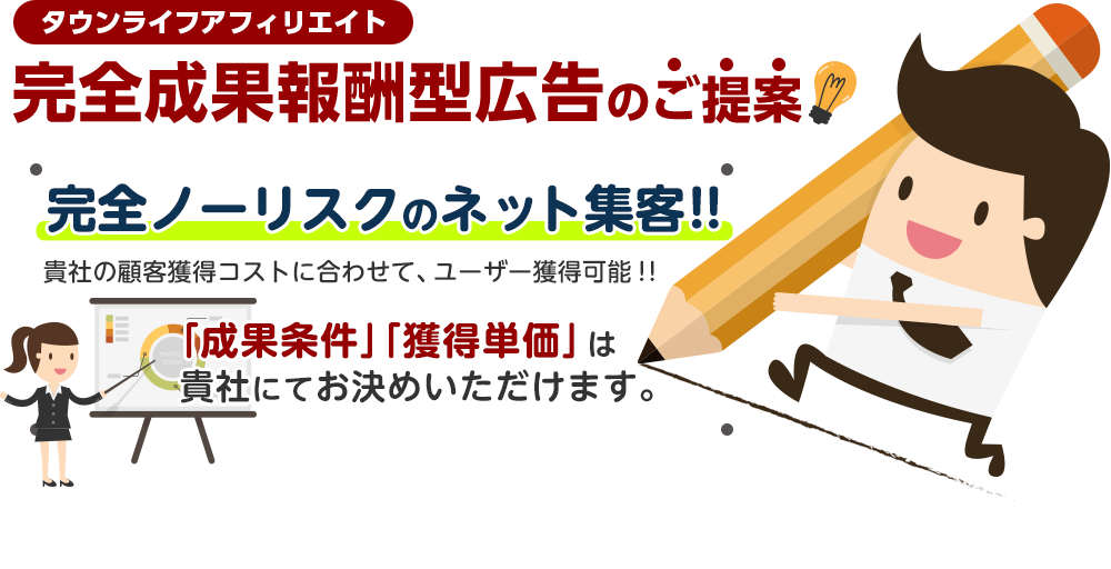 完全成果報酬型広告のご提案
